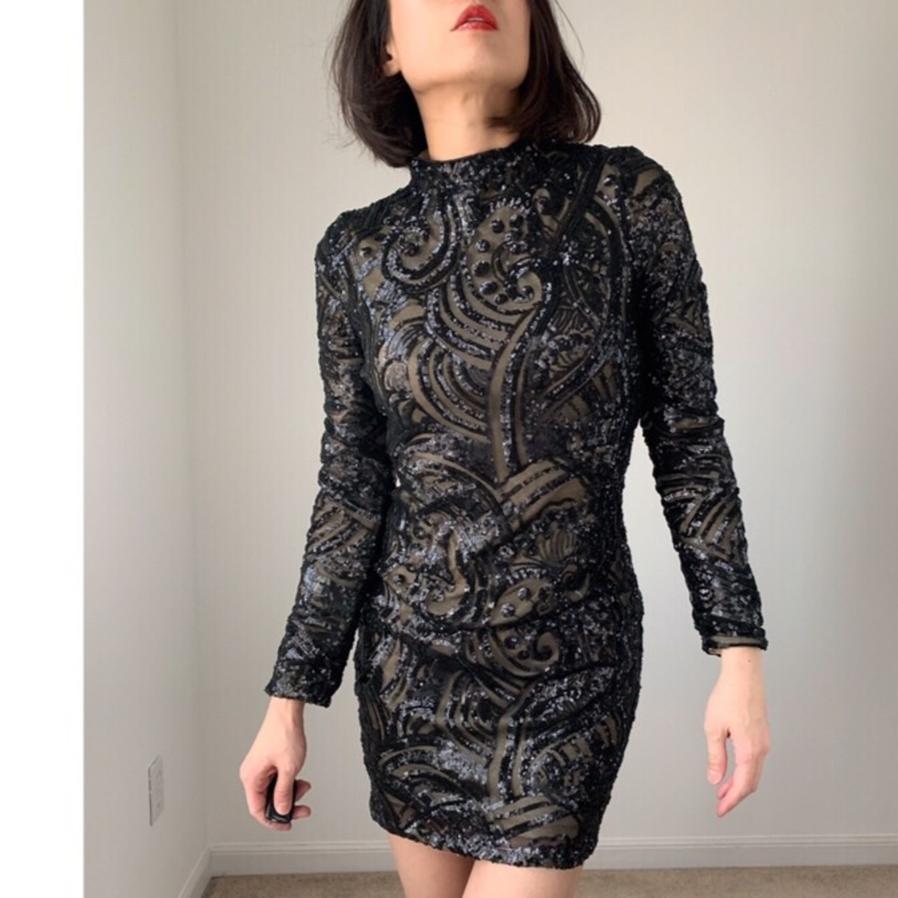 ON SALE Adrianna sequins dress - Picture 5 of 7